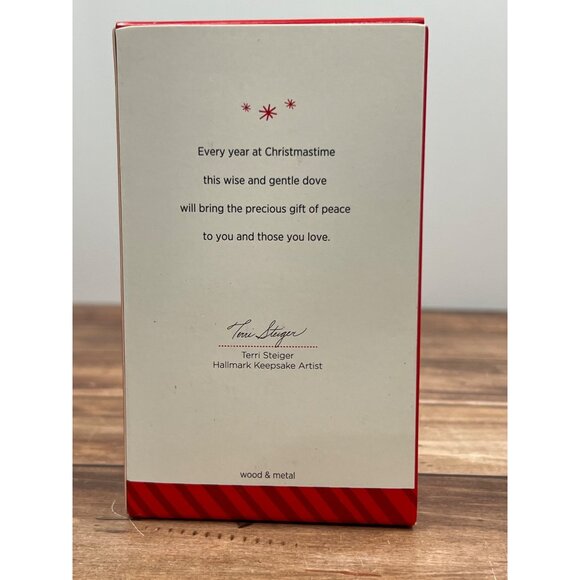 2014 HALLMARK KEEPSAKE ORNAMENT QG01353 ON WINGS OF PEACE BY TERRI STEIGER - Picture 3 of 5